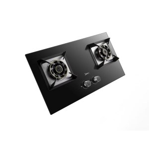 JZT-X50 嵌入式燃气灶 钢化玻璃 双头 天然气 一级能效 760*445 美的